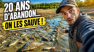 On a vidé cet étang après 20 ans … (incroyable)