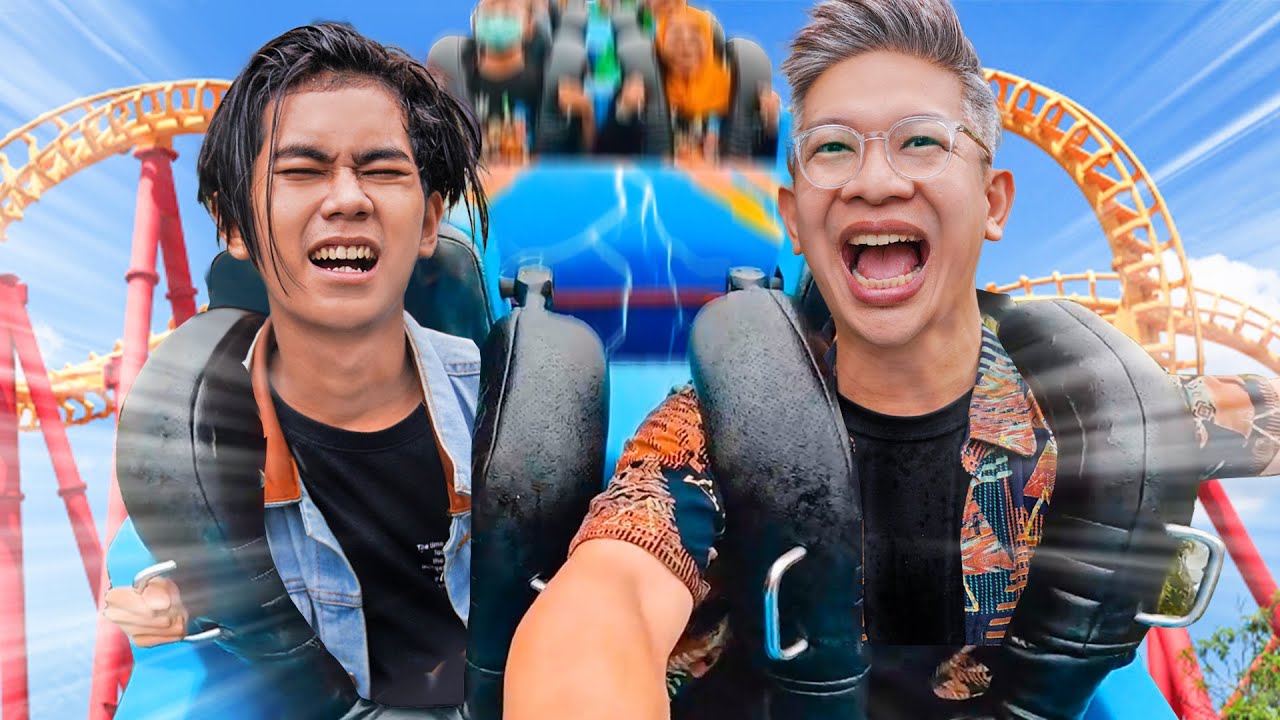 TANTANG ALIF CEPMEK NAIK WAHANA EKSTRIM DI DUNIA FANTASI!!