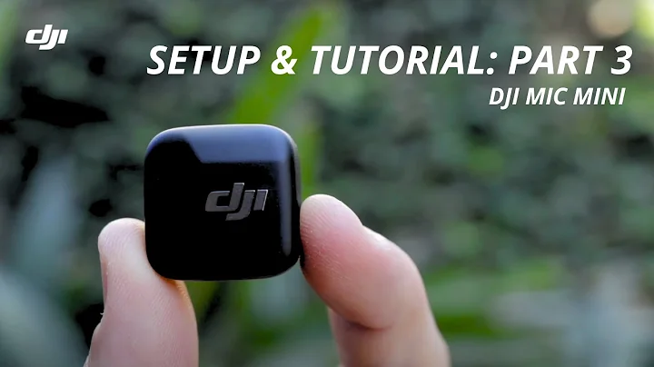 DJI Mic Mini | Full Setup Tutorial: Part 3