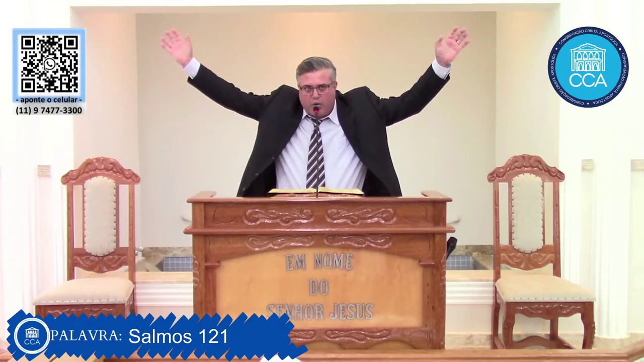 Palavra Domingo - 11.10.20 - 10h - Culto Online Congregação Cristã Apostólica - Alphaville