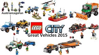 All Lego City Great Vehicles 2015 - Lego Speed Build Review