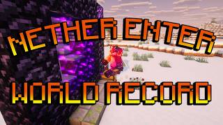 [WR] FASTEST NETHER ENTER EVER (6.202s)