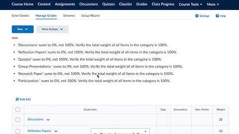 Step 2 Setting Up the Grade Book