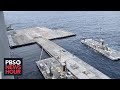 News wrap us military finishes work on floating pier to deliver aid to gaza