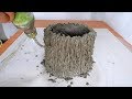 Ideas Concrete At Home - How To Cast Stone Pot Planter