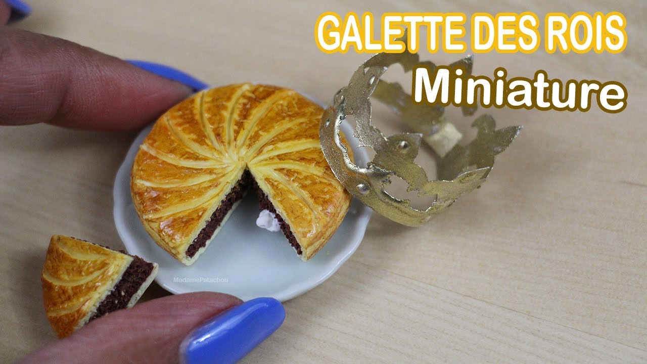 GALETTE DES ROIS EN FIMO⎪Maison de poupée