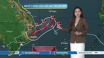 Dự báo thời tiết biển ngày 30/11/2025 | Bão số 15 trên Biển Đông | VTVWDB