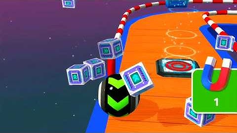 Sky Rolling Ball 3D gameplay Level (1-17)