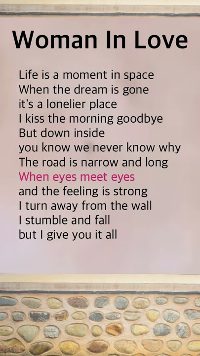Woman in love | Dana Winner