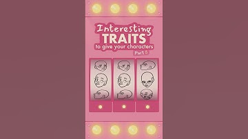 interesting traits to give your characters, part 8 🦩#oc #art #originalcharacter ​⁠@thalesdimiletu