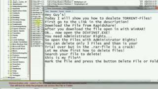 How to delete TORRENT-Files