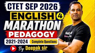 CTET 2026 | CTET English Pedagogy | CTET English Grammar | English For CTET Paper 1 & 2 By Deepak