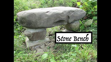 Mortared Stone Bench: A Comedy of Materials Handling