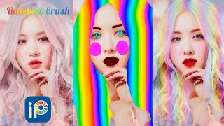 Ibispaint Rainbow Hair Colour Tutorial 🌈💗#ibispaintx #blackpink #rosé