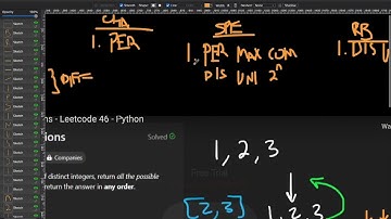 Leetcode 46 Permutations Recursive Method