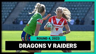 St George Illawarra Dragons v Canberra Raiders | NRLW 2023 Round 4 | Full Match Replay