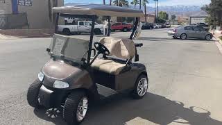 Root Beer Metallic Ez-Go RXV Golf Cart Virtual Test Drive