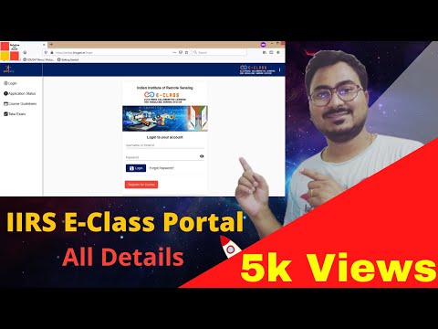 IIRS-ISRO E-Class Portal  | How to Get Live Lecture | Mark Attendance | iirs outreach program