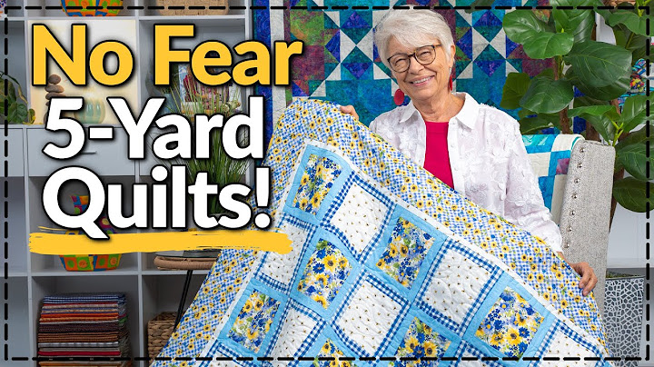 We Prove 5-Yard Quilts Are Easy - with THIS Strategy!