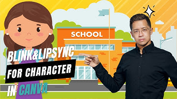 เทคนิคการสร้างการกะพริบตาและการขยับปากให้กับตัวการ์ตูนใน Canva
