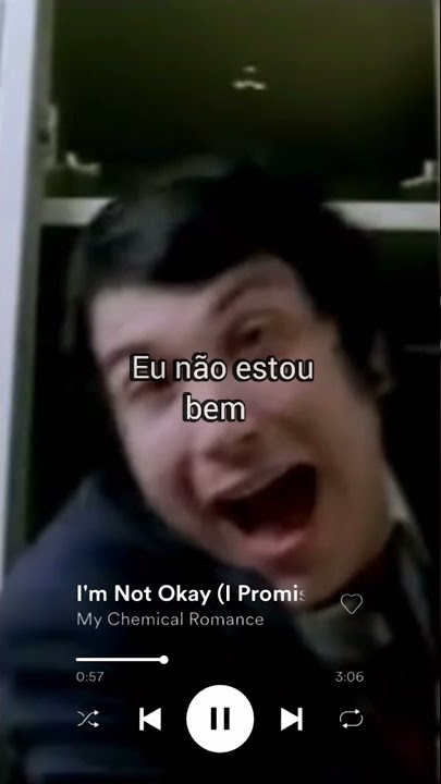 My Chemical Romance para status》I'M NOT OKAY [legendado]