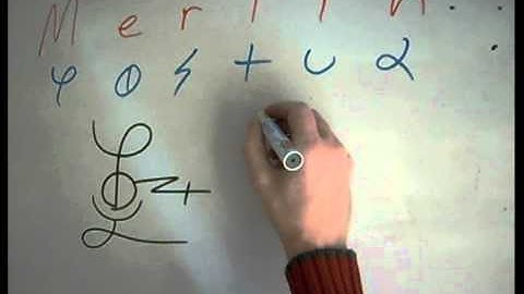 Merlin - Magic Symbols and Glyphs - Dscript Video Tutorials - 2012
