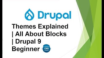 Themes Explained | All About Blocks |  Drupal 9 Beginner