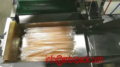 Full automatic drinking straw packing machine
