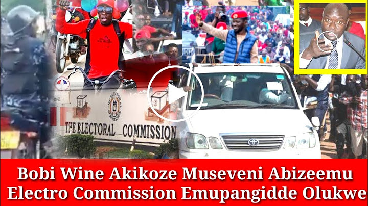Bobi Wine Akikoze M7 Laba Olukwe Ku Electro Commission Okulemesa Bobi Wine.
