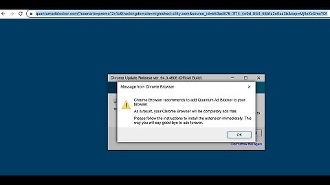 Quantumadblocker.com (Quantum Ad Blocker) adware removal.