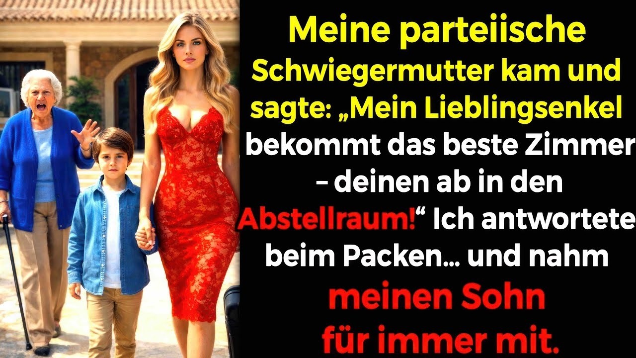 Parteiische Schwiegermutter😠: „Dein Sohn in den Abstellraum!“ Ich ging mit ihm👩‍👦💼