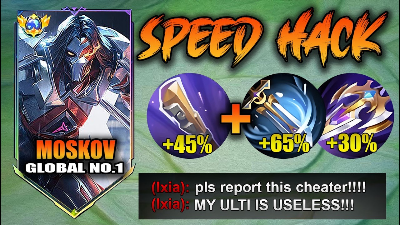 FINALLY GLOBAL MOSKOV ATTACK SPEED BUILD IS 100% BROKEN!!😱 - MLBB