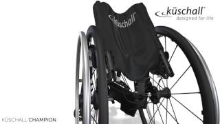 Small but smart New Kuschall Champion SK now smallest folding wheelchair