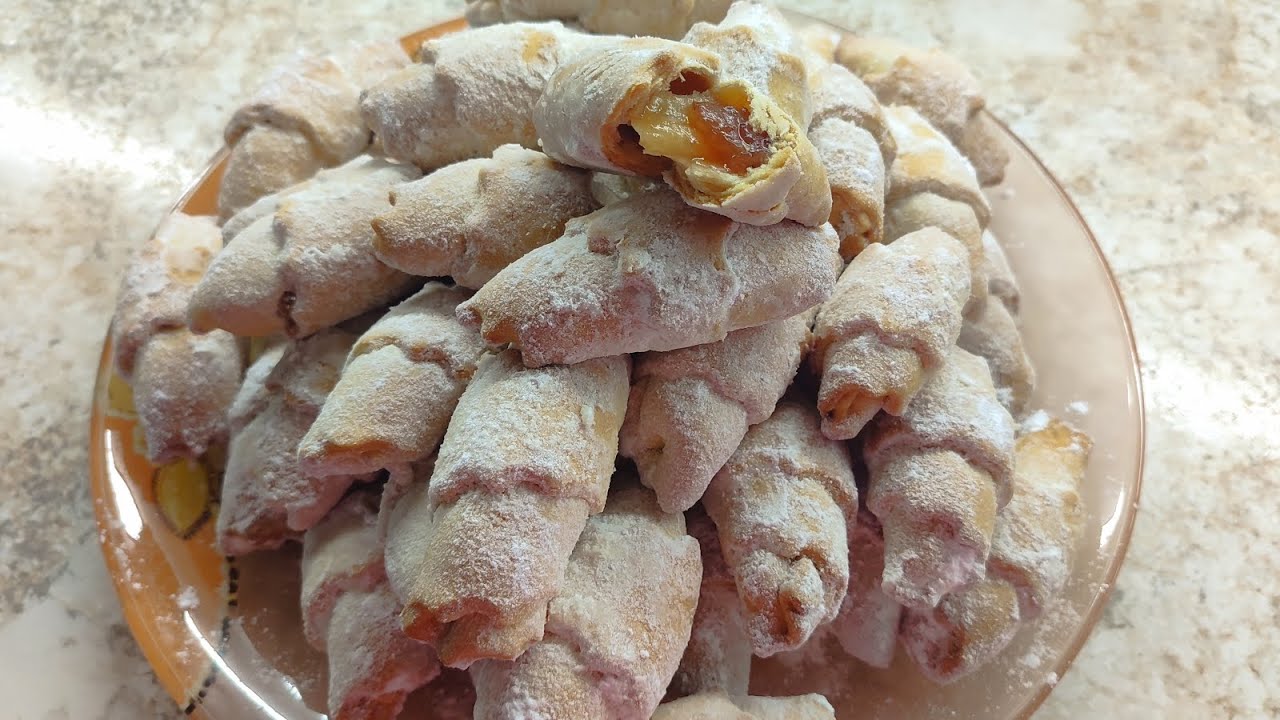Рогалики на смальці з повидлом🥐