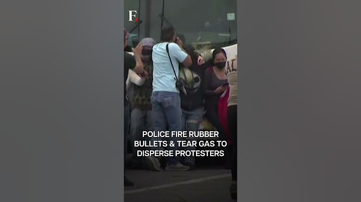 WATCH: Anti-Immigration Crackdown Protesters Clash With Police In Los Angeles | N18G