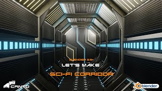 Let's Make A Sci-Fi Corridor In Blender | Blender Tutorial | Sci-Fi Art In Blender
