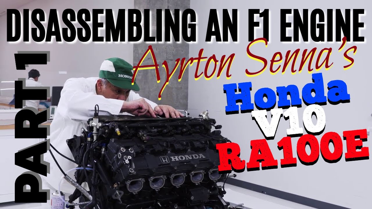 Disassembling an F1 Engine (Engine Head) | Ayrton Senna’s V10 McLaren Honda MP4/5B RA100E - Part 1