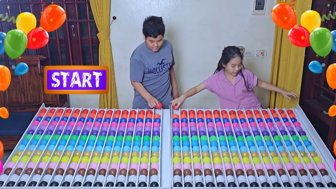 Веселая игра-тренировка для мозга «Сортировка мячей» ☆ уровень 20