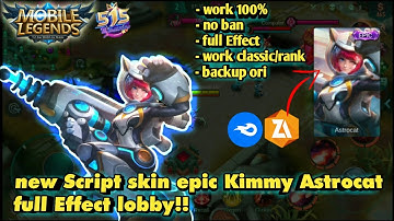 SKIN EPIC KIMMY ASTROCAT FULL EFFECT LOBBY + BACKUP Patch 515