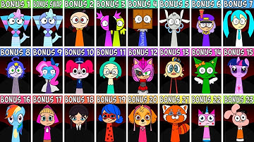 Incredibox Sprunki ALL SWAPPED BONUS Characters