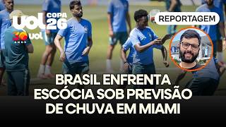 BRASIL X ESCÓCIA: APÓS TEMPORAL, NÃO HÁ PREVISÃO DE QUE JOGO PRECISE DE PARALISAÇÃO | DANILO LAVIERI