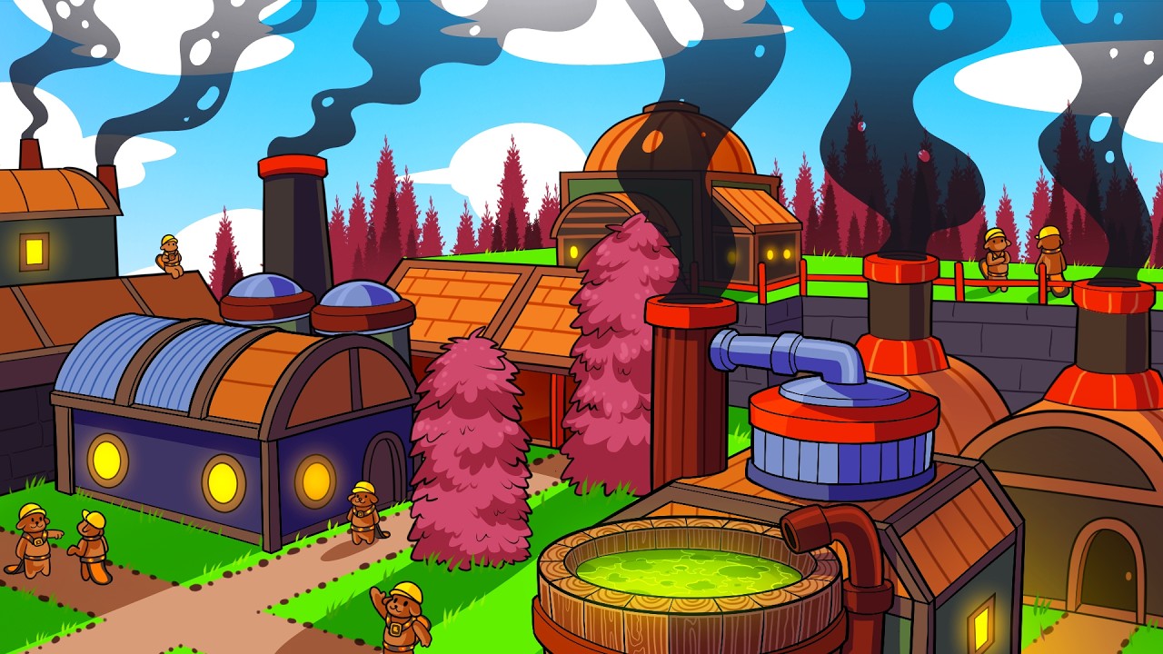My beavers have an industrial revolution!