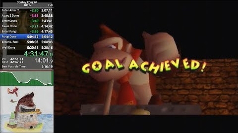 DK64 101% Speedrun in 5:16:01 (N64 WR)