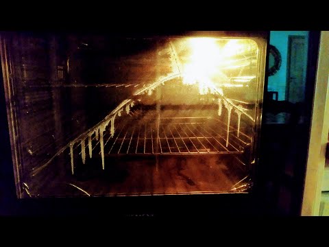 Cristal de horno roto por hornear pan. Lo que nunca teneis que hacer