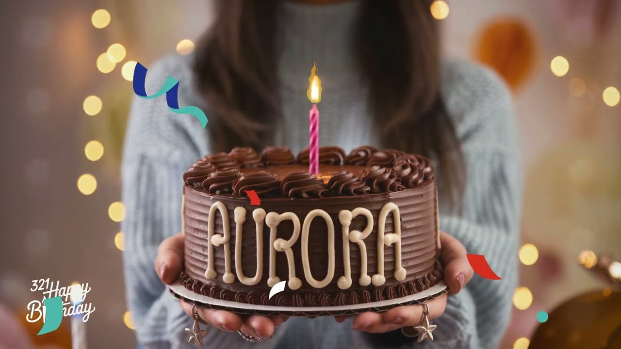 Happy Birthday Aurora 🎉 | Personalized Birthday Song for Aurora | Happy Birthday to You Aurora