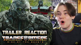 Transformers Rise of the Beasts Official Teaser Trailer REACTION (2023 Movie)