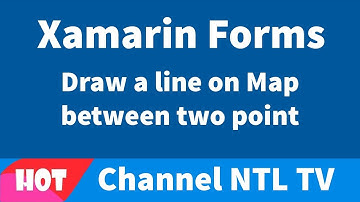 Xamarin Forms Draw a line on Map