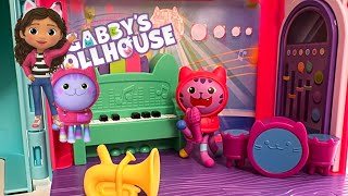 6 Minutes Satisfying with Unboxing Gabby’s Dollhouse DJ Catnip Music Room  ASMR 🎀 Toy Review