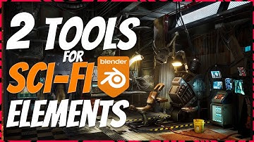 2 Blender Tool for SCI-FI Scenes Creation | Cablerator Plating Generator