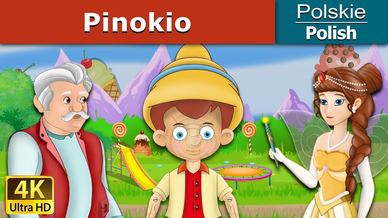 Pinokio Lektura Klasy 4 Tekst Pinokio | Pinocchio in Polish | Bajki dla Dzieci | @PolishFairyTales